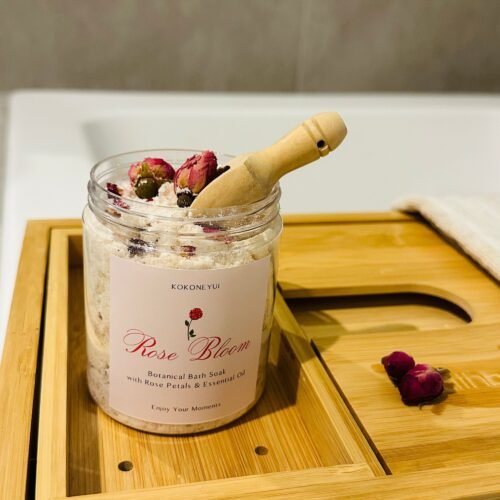 ROSE BLOOM – Botanical Bath Soak (250g Jar)